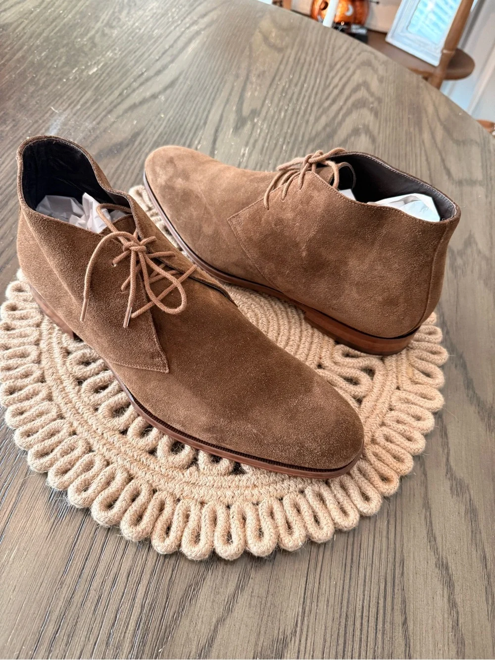 To Boot New York Adam Derrick Leigh Mid Brown Suede Chukka Boot Sz 10